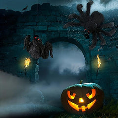 2pcs Spiders Halloween Decoration Outdoor Party Prank Toy Adult Haunted House