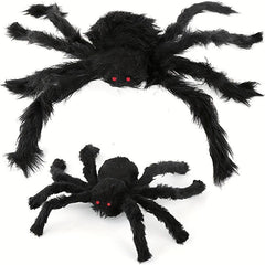 2pcs Spiders Halloween Decoration Outdoor Party Prank Toy Adult Haunted House