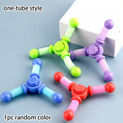 Telescopic Tube Fidget Spinner Decompression Toy