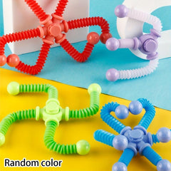 Telescopic Tube Fidget Spinner Decompression Toy