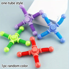 Telescopic Tube Fidget Spinner Decompression Toy