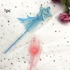 Glitter Star Wands Princess Angel Fairy Magic Costume Props