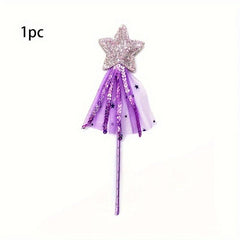 Glitter Star Wands Princess Angel Fairy Magic Costume Props