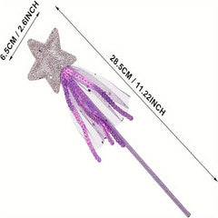 Glitter Star Wands Princess Angel Fairy Magic Costume Props