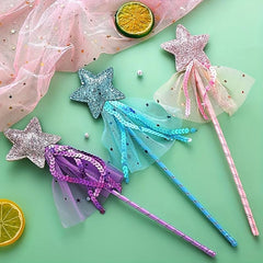 Glitter Star Wands Princess Angel Fairy Magic Costume Props