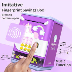 Children's Piggy Bank with Password Safe for Boys and Girls