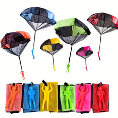 Kids' Flying Parachute Toy - Fun Outdoor Army Man Throwing Parachute