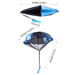 Kids' Flying Parachute Toy - Fun Outdoor Army Man Throwing Parachute