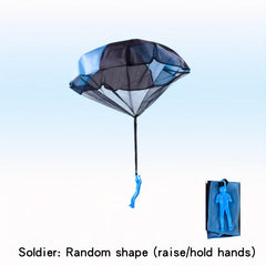 Kids' Flying Parachute Toy - Fun Outdoor Army Man Throwing Parachute