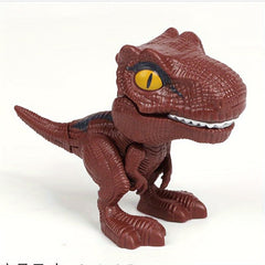 Mini Finger Bite Dinosaur Toy Keychain T Rex Model Gift