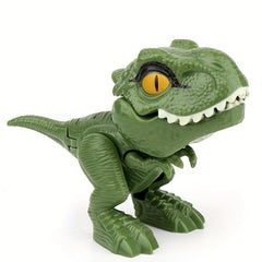 Mini Finger Bite Dinosaur Toy Keychain T Rex Model Gift