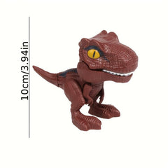 Mini Finger Bite Dinosaur Toy Keychain T Rex Model Gift