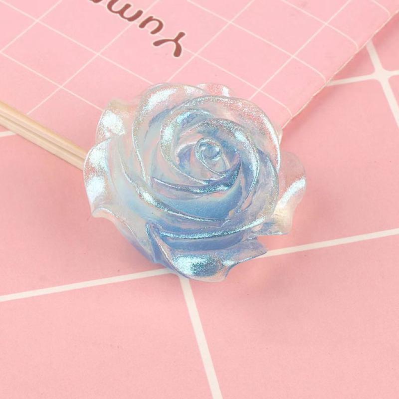 Resin Micro Landscape Night Light Simulation Rose Camellia Flower
