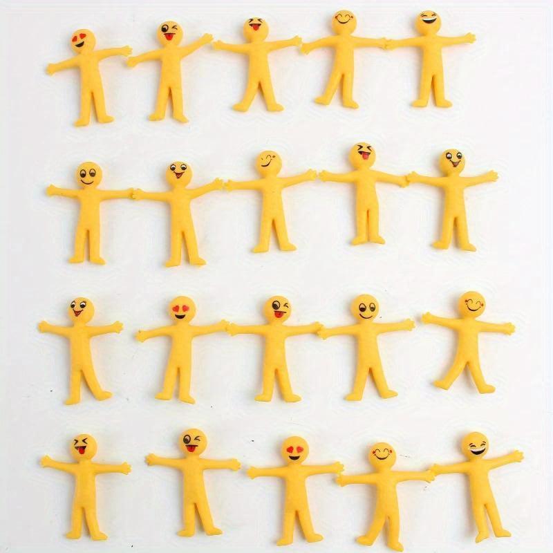 20pcs Little Man Squishy Fidget Toys Stress Relief