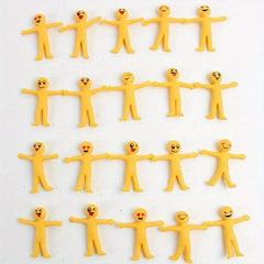 20pcs Little Man Squishy Fidget Toys Stress Relief