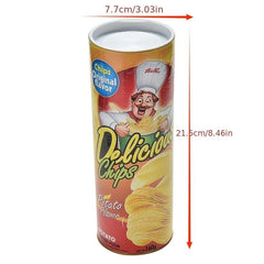 Prank Potato Chip Barrel Snake Trick