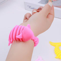 Stretch String Noodle Shark Bracelet for Kids