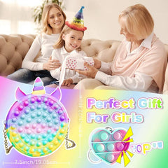 Cute Pop Style Shoulder Bag for Kids Ideal for Fidgeting