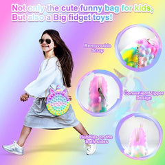 Cute Pop Style Shoulder Bag for Kids Ideal for Fidgeting