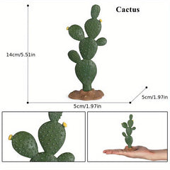 Simulation Tree Statue Tree Model With Base Coconut Tree Palm Tree Cactus