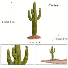 Simulation Tree Statue Tree Model With Base Coconut Tree Palm Tree Cactus