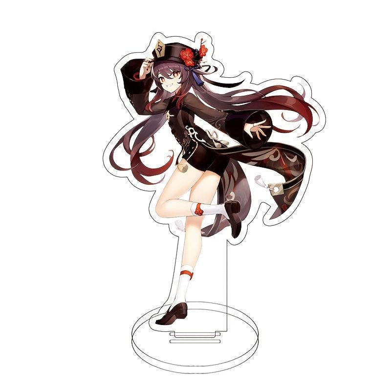 5 9 Inch Anime Figure Toys Stand - Paimon, Jean, Gunnhildr, Amber