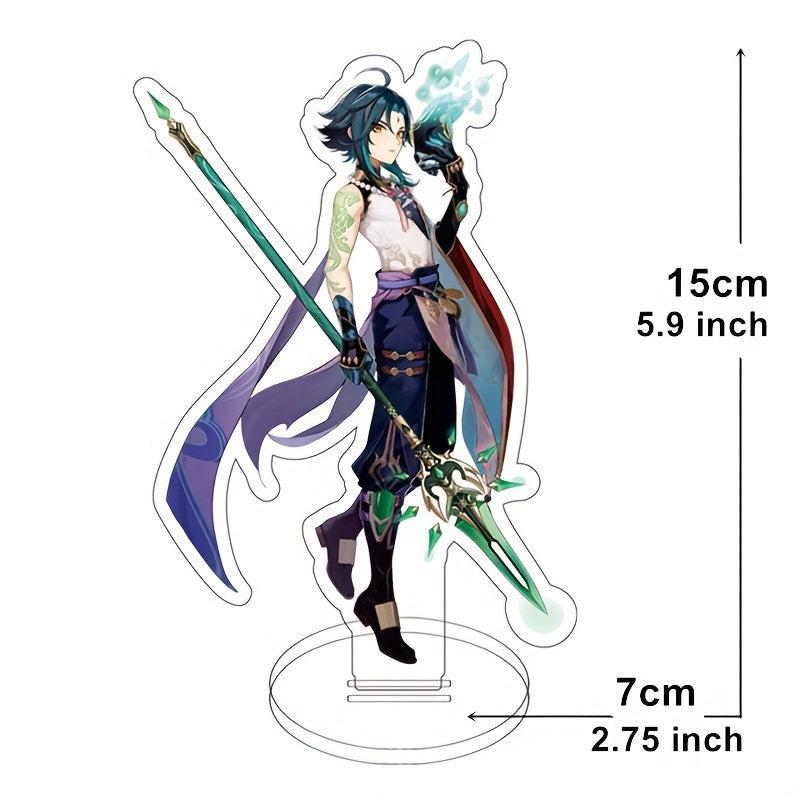 5 9 Inch Anime Figure Toys Stand - Paimon, Jean, Gunnhildr, Amber