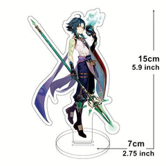 5 9 Inch Anime Figure Toys Stand - Paimon, Jean, Gunnhildr, Amber