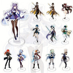 5 9 Inch Anime Figure Toys Stand - Paimon, Jean, Gunnhildr, Amber