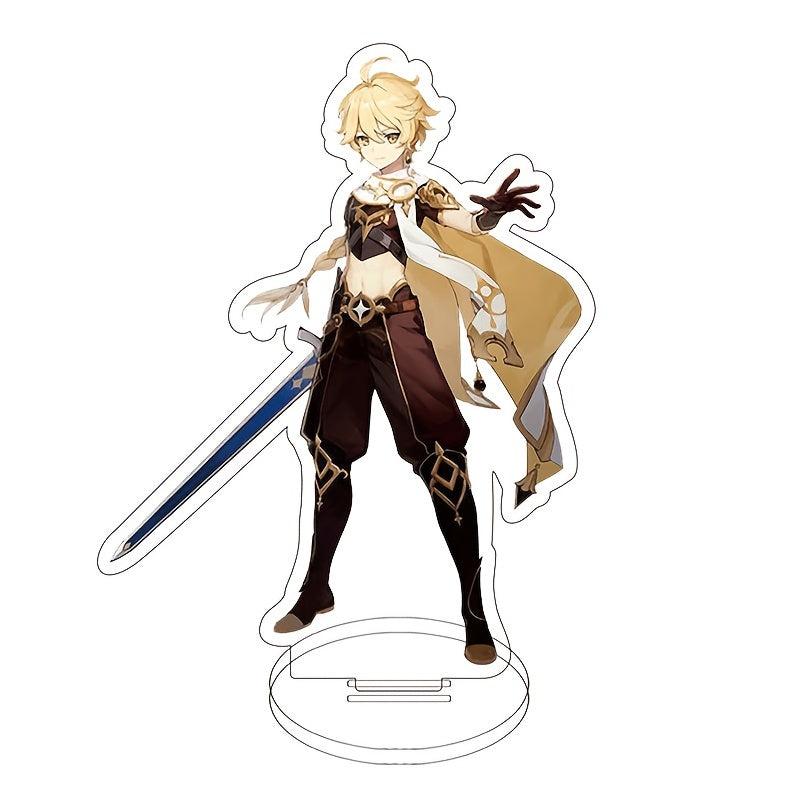 5 9 Inch Anime Figure Toys Stand - Paimon, Jean, Gunnhildr, Amber