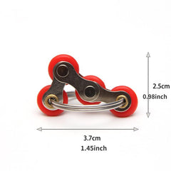 Keyring Fidget Vent Decompressing Bicycle Chain Toy Spinner