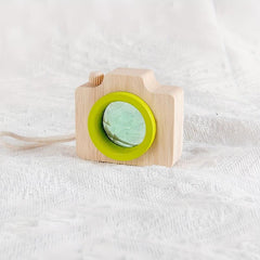 5pcs Mini Wooden Cartoon Camera Kaleidoscope Toy