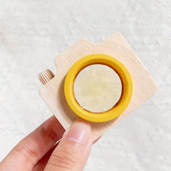 5pcs Mini Wooden Cartoon Camera Kaleidoscope Toy