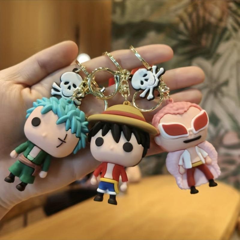 Cute Anime Little Girl Boy Family Keychain Car Backpack Pendant Gift Key Ring