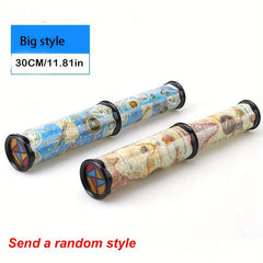 Telescopic Kaleidoscope Toy for Kids, Creative Nostalgic Diamond Mirror