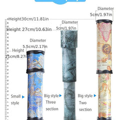 Telescopic Kaleidoscope Toy for Kids, Creative Nostalgic Diamond Mirror