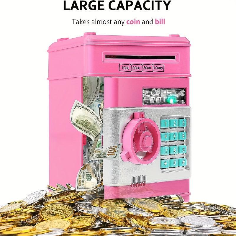 Kids Electronic Password Piggy Bank ATM Box Coin Bank