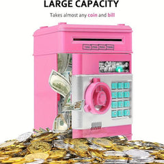 Kids Electronic Password Piggy Bank ATM Box Coin Bank