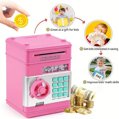 Kids Electronic Password Piggy Bank ATM Box Coin Bank
