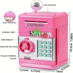 Kids Electronic Password Piggy Bank ATM Box Coin Bank
