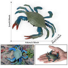 Ocean Sea Life Crab Toy Figure Educational Collection Gift