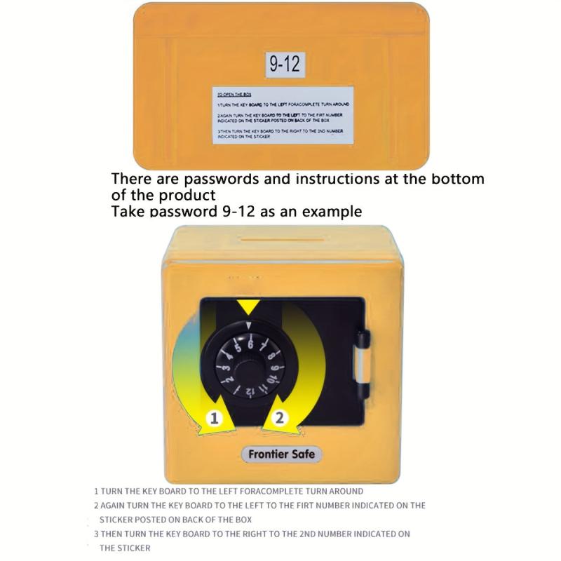 Children's Password Piggy Bank Safe Box