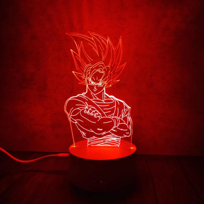 Anime Figure 3D Lamp LED Figurine Model Toy Collection