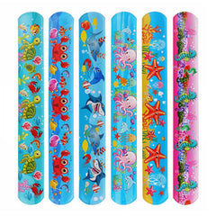 Ocean Themed PVC Pat Rings - 6 Pack