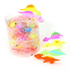 5pcs Random Stretchable Flying Dino Slingshot Animal Toys Finger