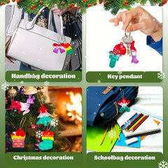 Christmas Party Favors 16 Pcs Fidget Toy Pack Keychain Bubble Pop Toys