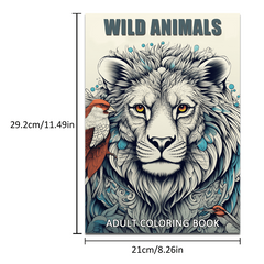 5pcs Coloring Book Wildlife Marine Life Dinosaur Butterfly Series