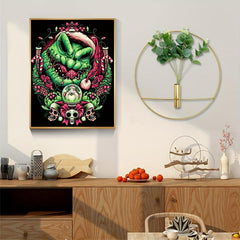 Monster Pattern Diamond Painting Kit 5D DIY Full Round Diamond Inlay Set