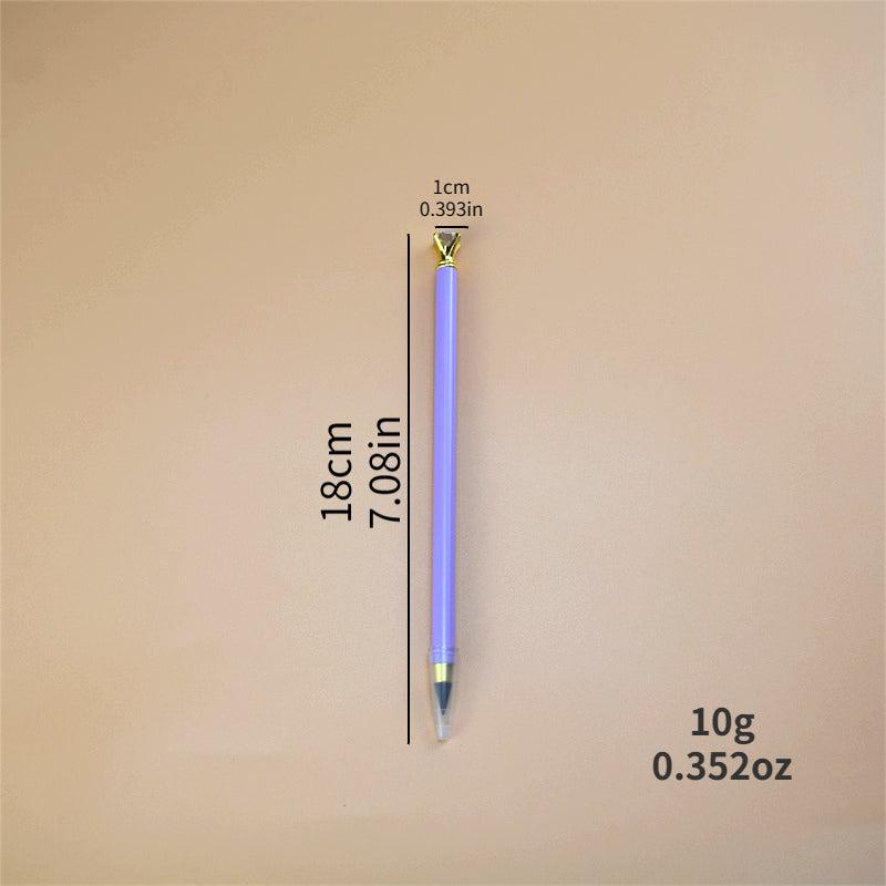 2pcs Diamond Shape Kids Metal Pencils Graphene