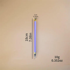 2pcs Diamond Shape Kids Metal Pencils Graphene